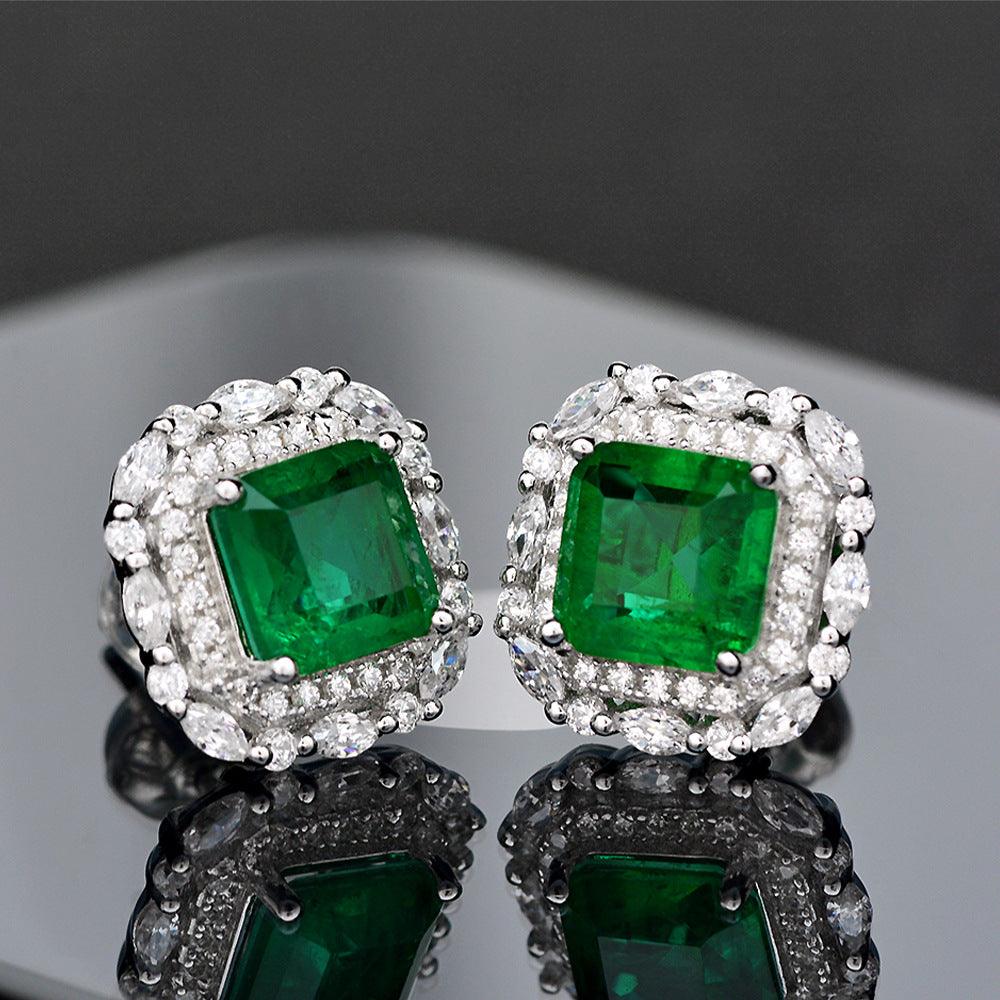 أقراط الزمرد الفاخرةEarringsمجوهرات ميون