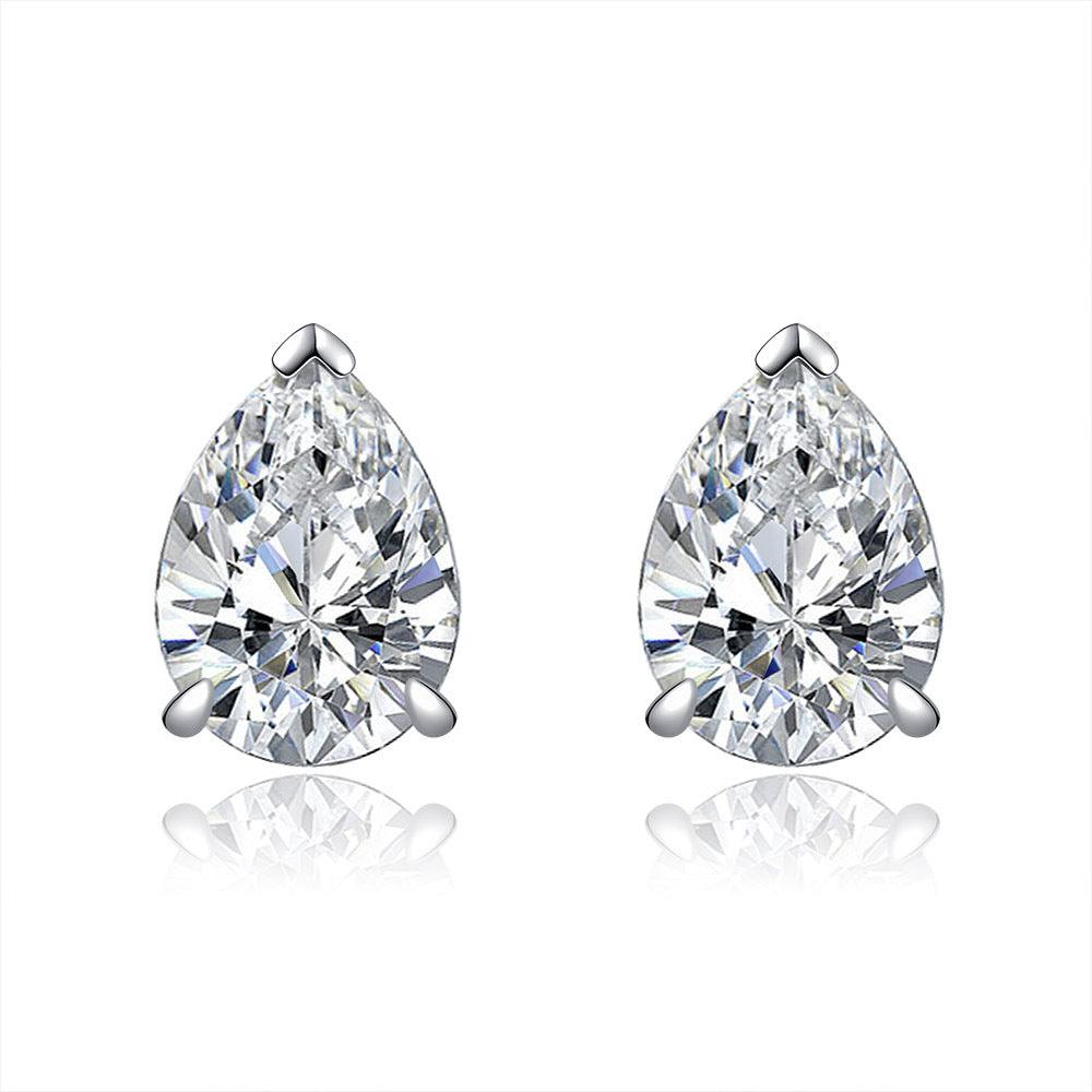 أقراط ماسية على شكل قطرة ماءEarringsمجوهرات ميون