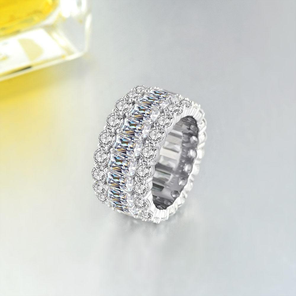 خاتم الماسي بحلقاتRingsمجوهرات ميون