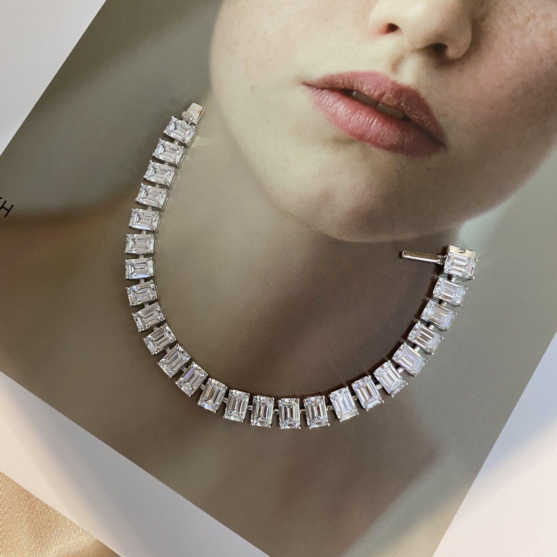 سوار الماسات مربعةBraceletsمجوهرات ميون