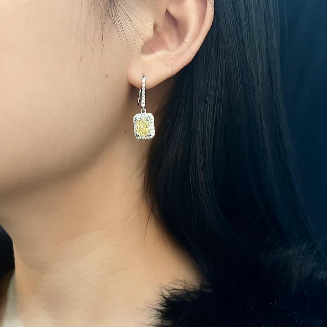أقراط ماسية ثلجيةEarringsمجوهرات ميون