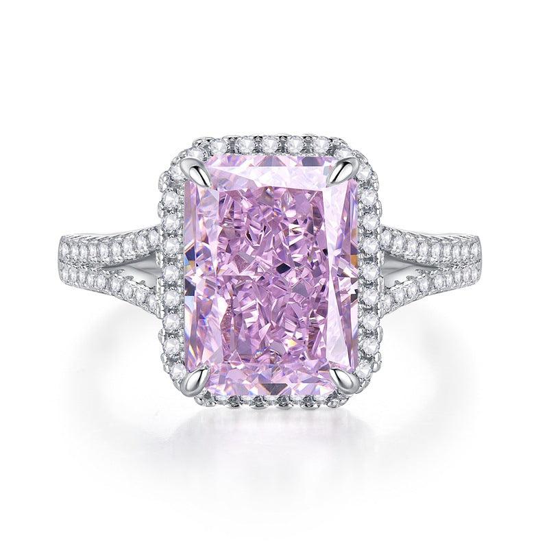 قطع أزهار ثلجية خاتم ألماسRingsمجوهرات ميون