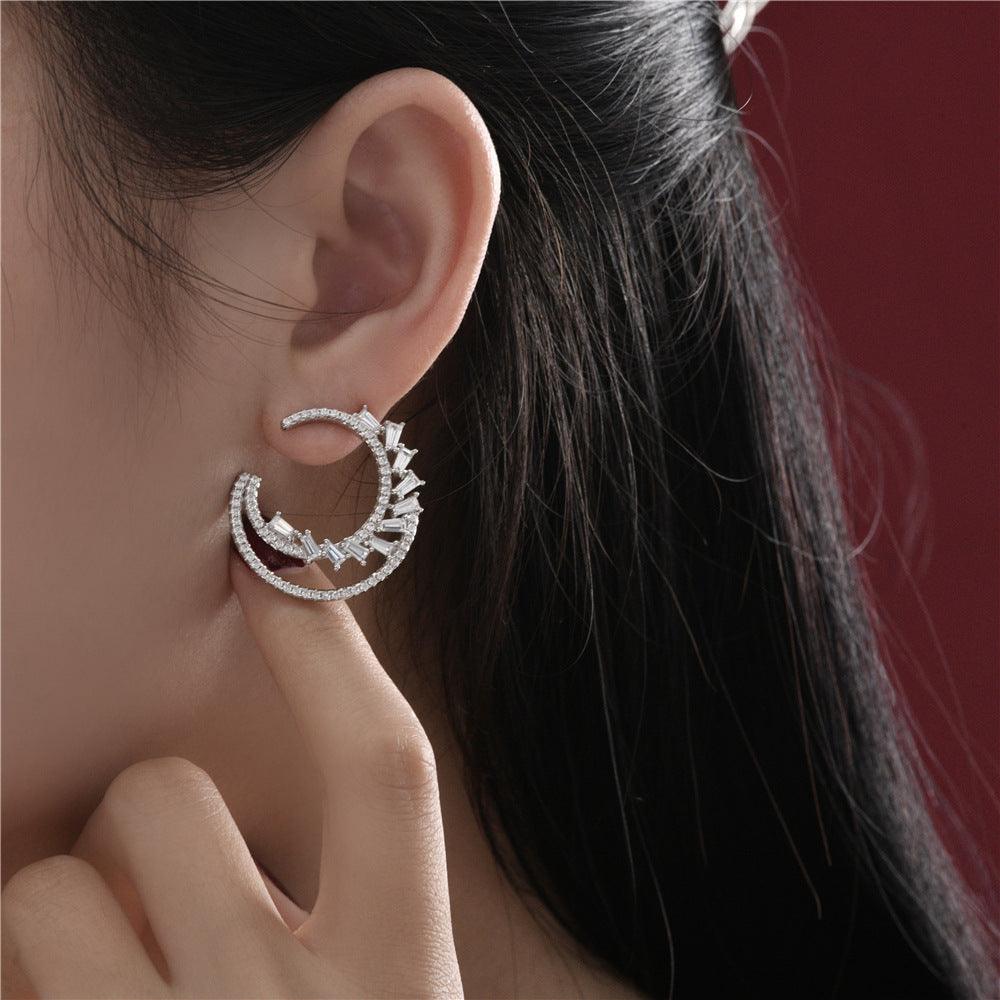 قرط الهلالEarringsمجوهرات ميون