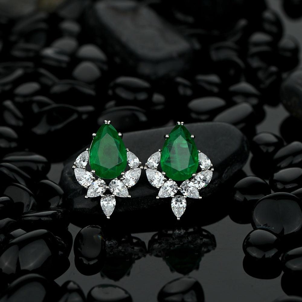 قرط الزمردEarringsمجوهرات ميون