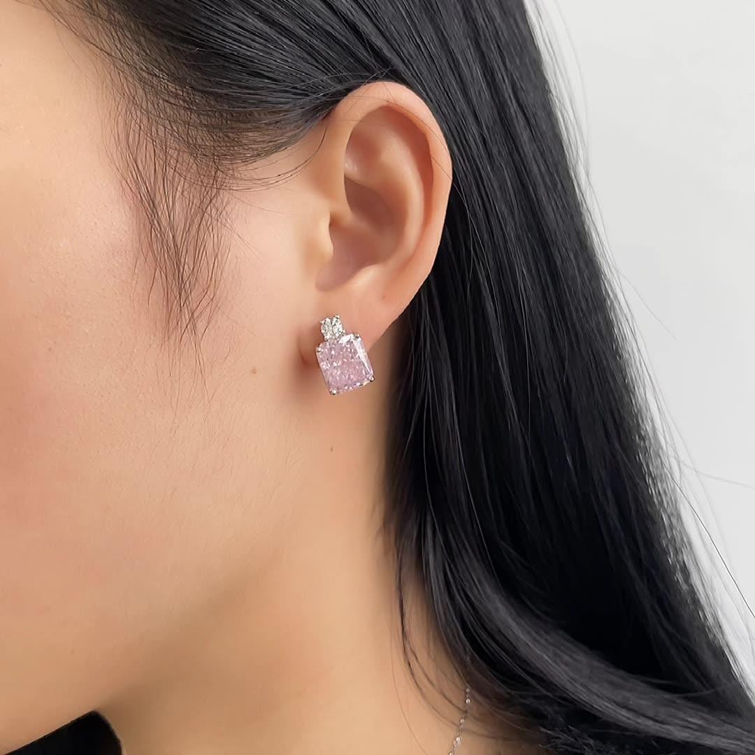 أقراط زجاجة العطر بألوان الربيعEarringsمجوهرات ميون