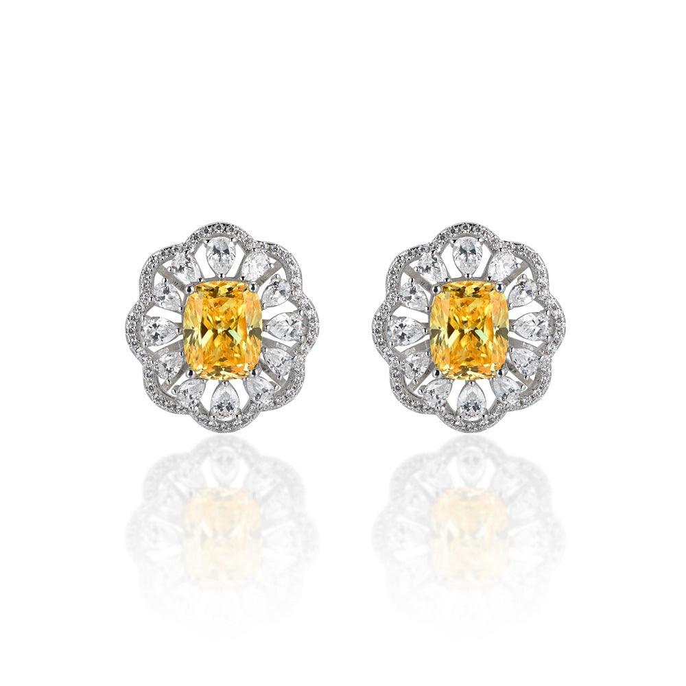 قرط دوار الشمس متعدد ألوانEarringsمجوهرات ميون