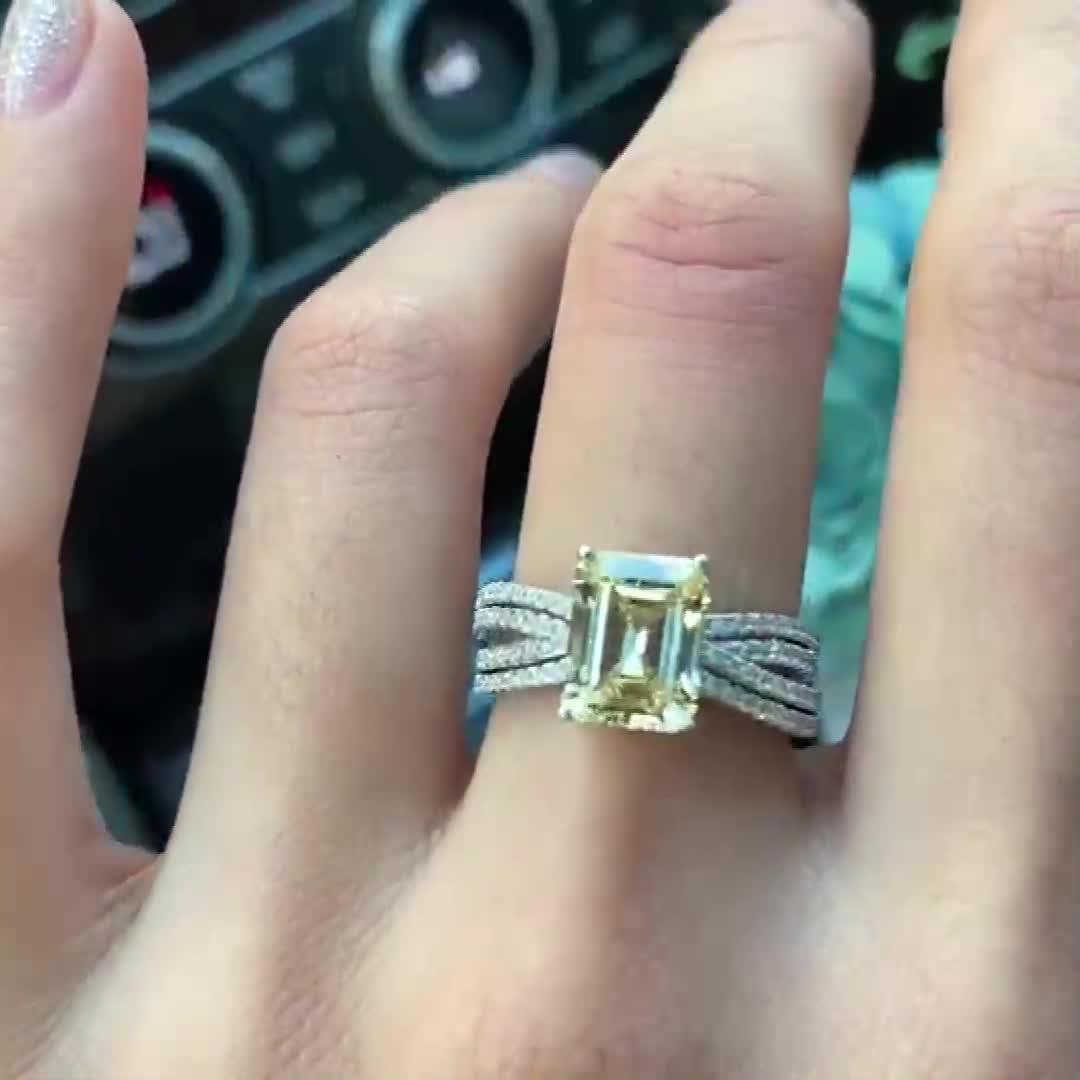 خاتم مزايا الماسي فاخرRingsمجوهرات ميون