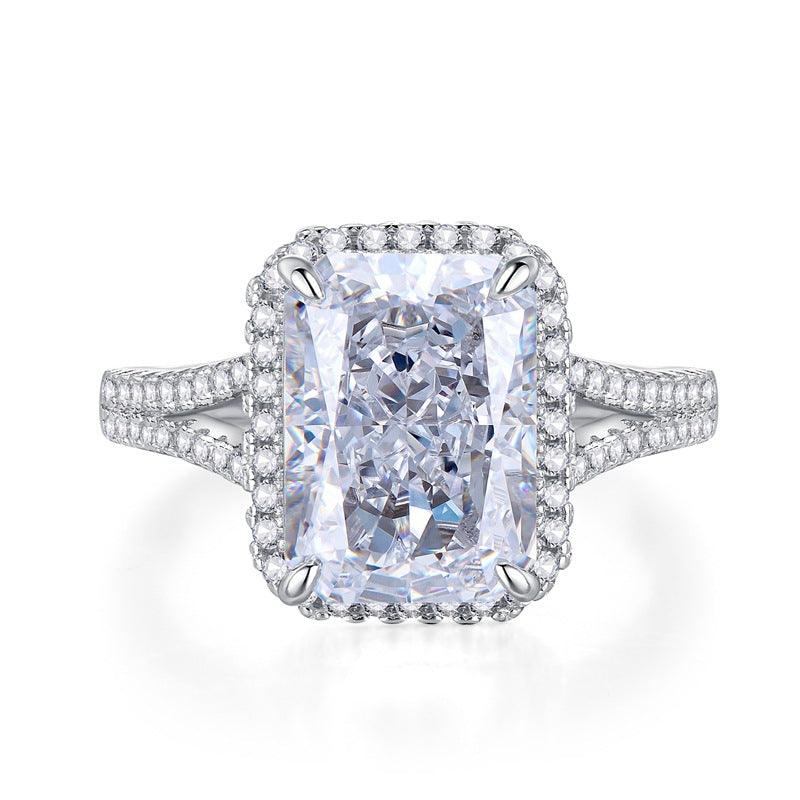 قطع أزهار ثلجية خاتم ألماسRingsمجوهرات ميون