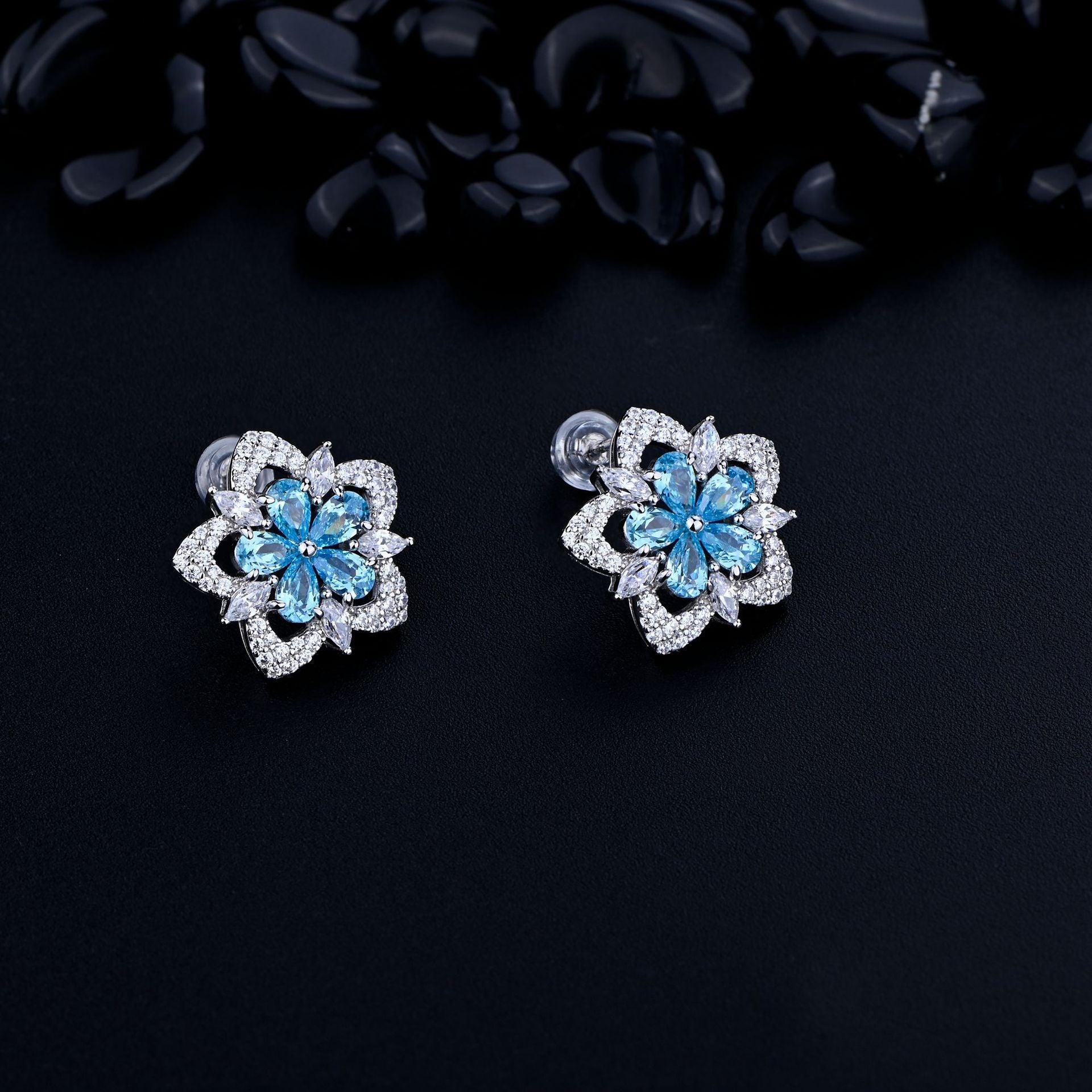 أقراط الزهرة الصيفيةEarringsمجوهرات ميون
