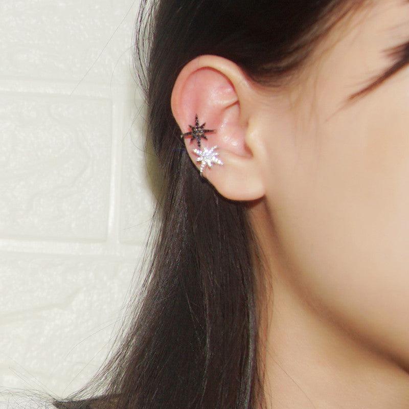 مشبك أذن نسائي  على شكل نجمة الأذن قطعتينEarringsمجوهرات ميون