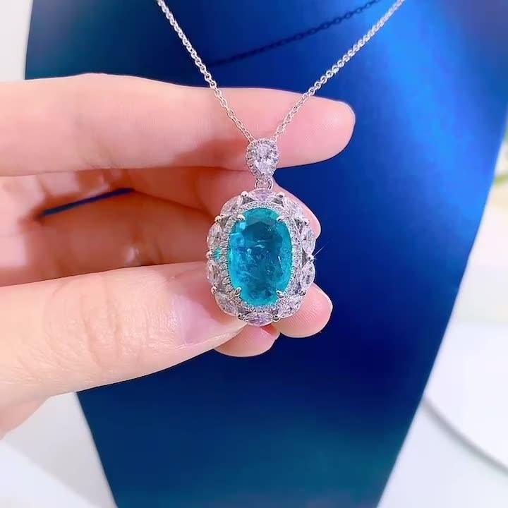 قلادة باريبا فاخرةEarringsمجوهرات ميون