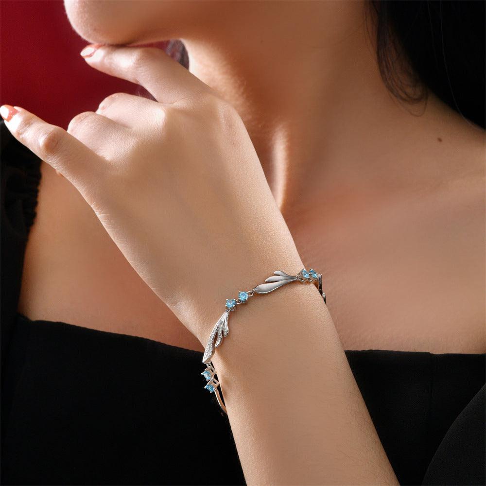 سوارة اجنحة الفرس الابيضBraceletsمجوهرات ميون