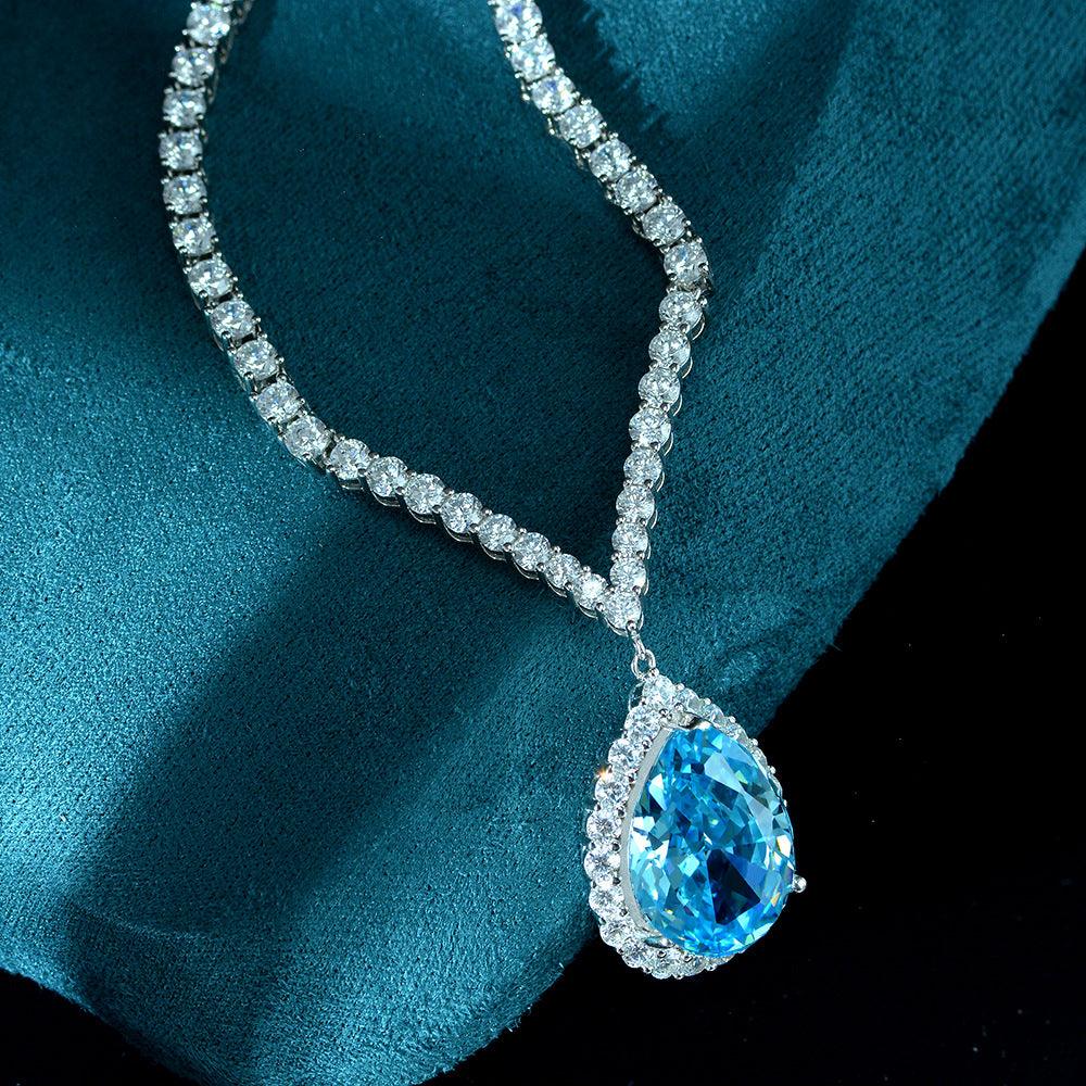 قلادة قطرة الماء الفاخرةNecklacesمجوهرات ميون