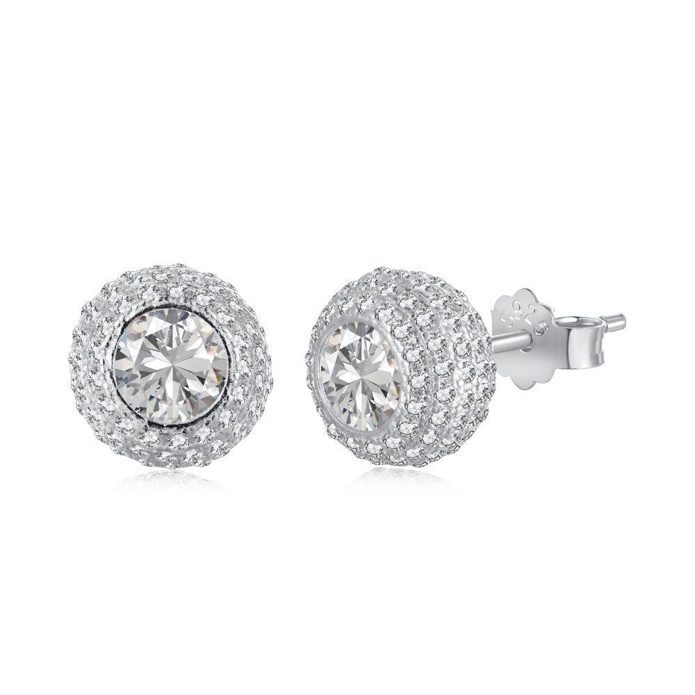 أقراط كروية مرصعةEarringsمجوهرات ميون