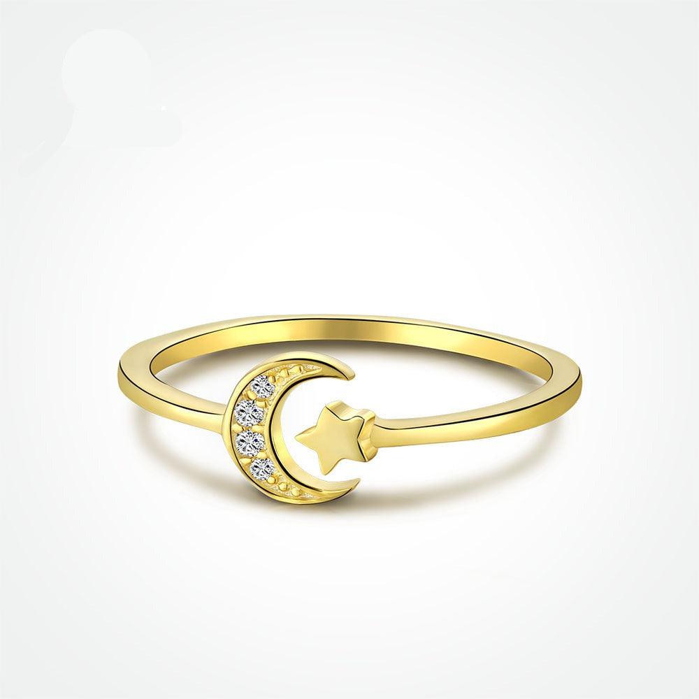 خاتم لاكي ستار من الفضةRingsمجوهرات ميون
