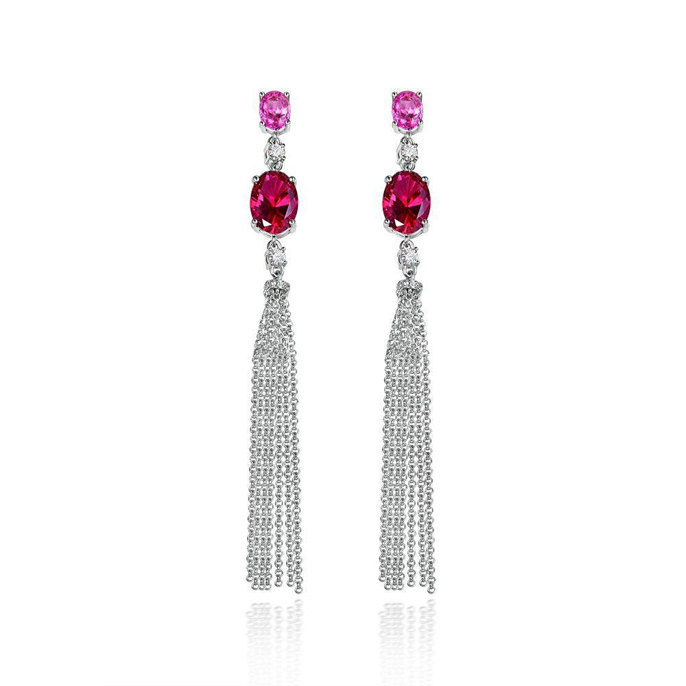 أقراط روبي ريترو الأحمرEarringsمجوهرات ميون
