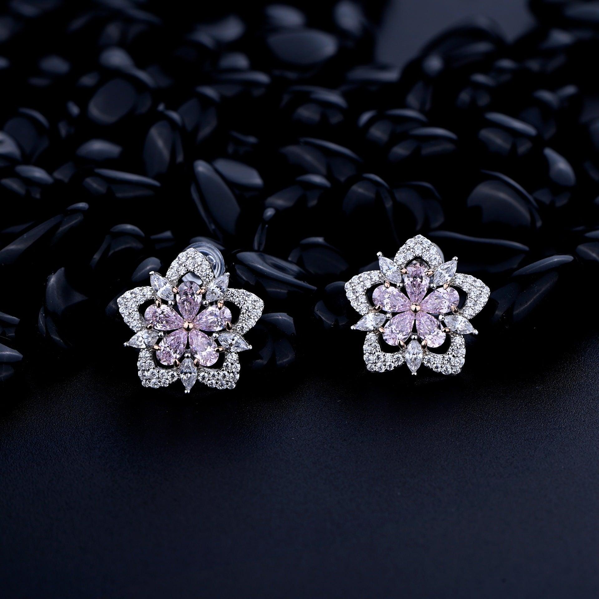 أقراط الزهرة الصيفيةEarringsمجوهرات ميون