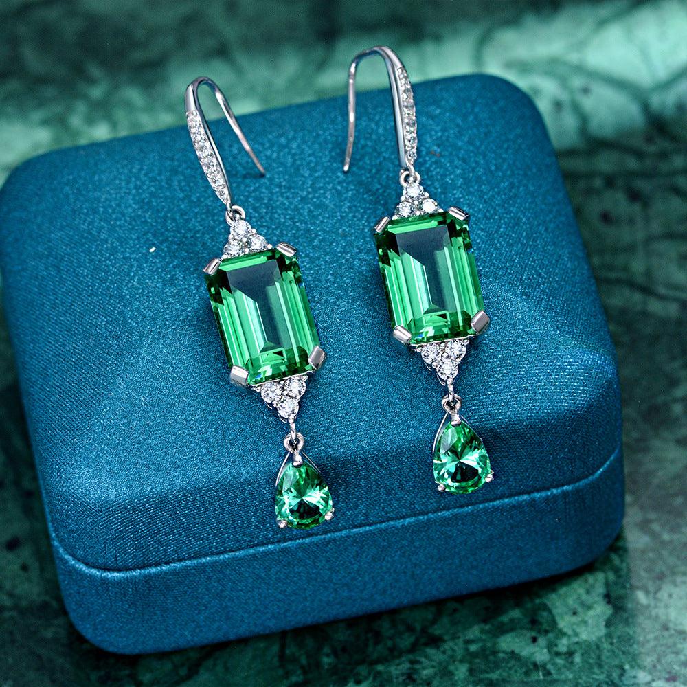 قرط الزمرد الفاخرEarringsمجوهرات ميون