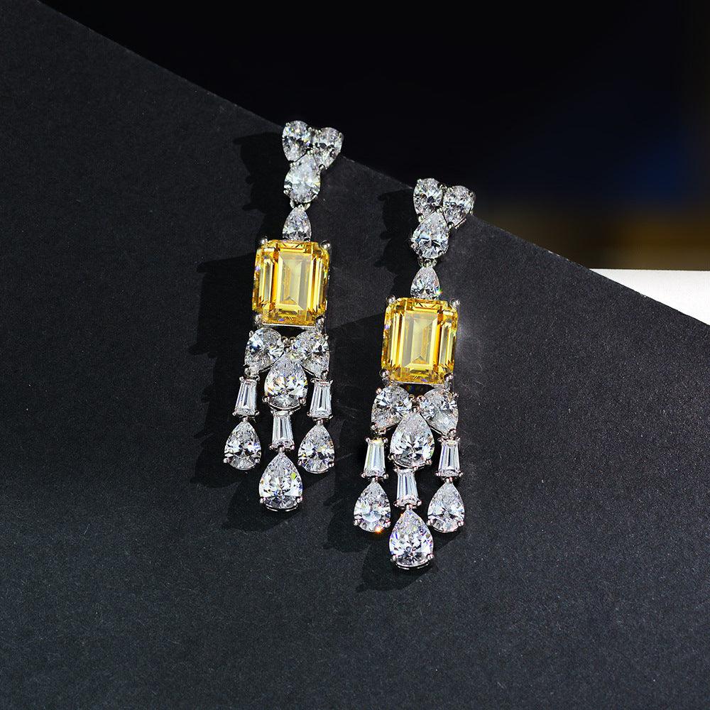 أقراط فضية أنيقة ريتروEarringsمجوهرات ميون