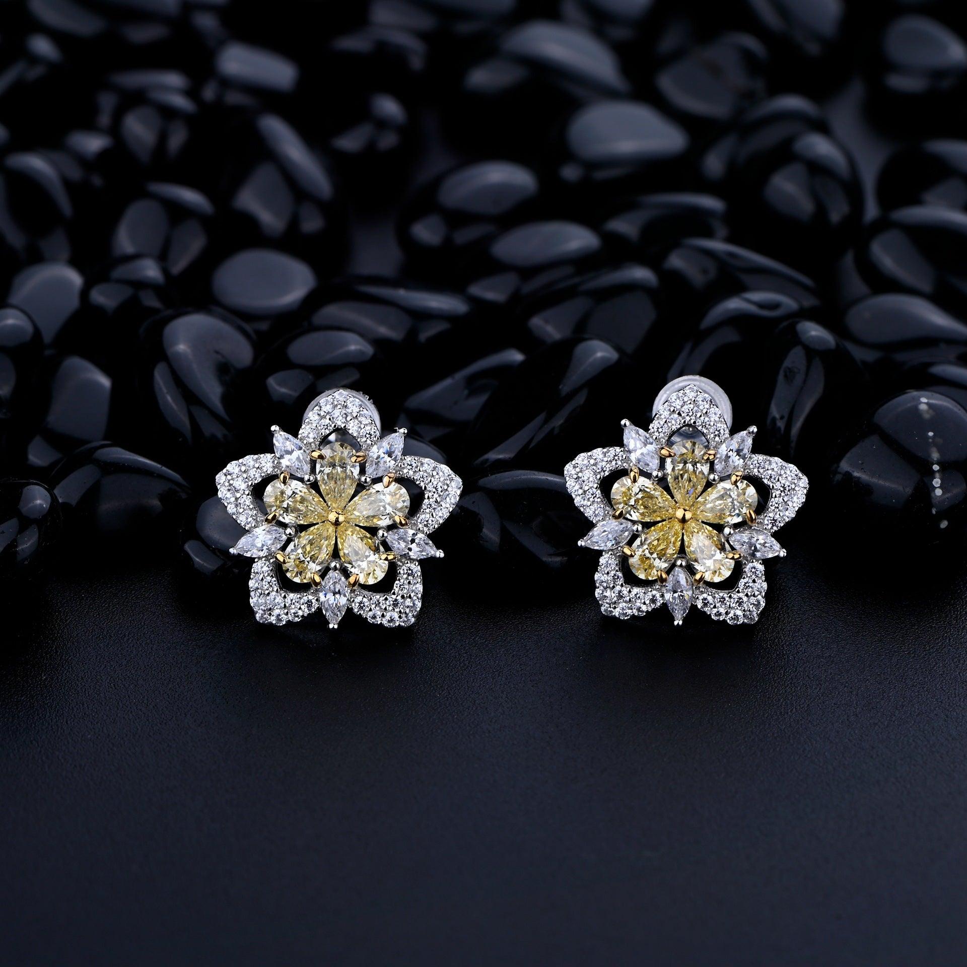 أقراط الزهرة الصيفيةEarringsمجوهرات ميون