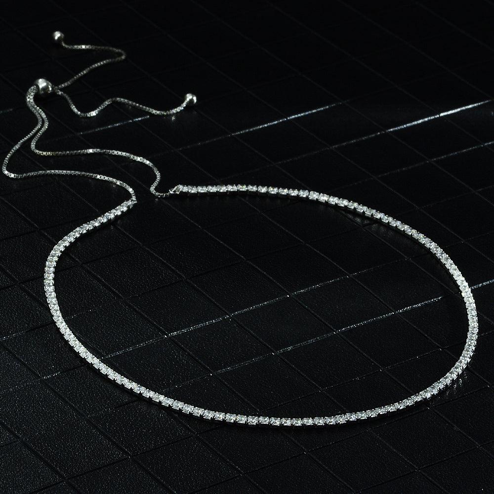 عقد تنس بالماسات صغيرهNecklacesمجوهرات ميون