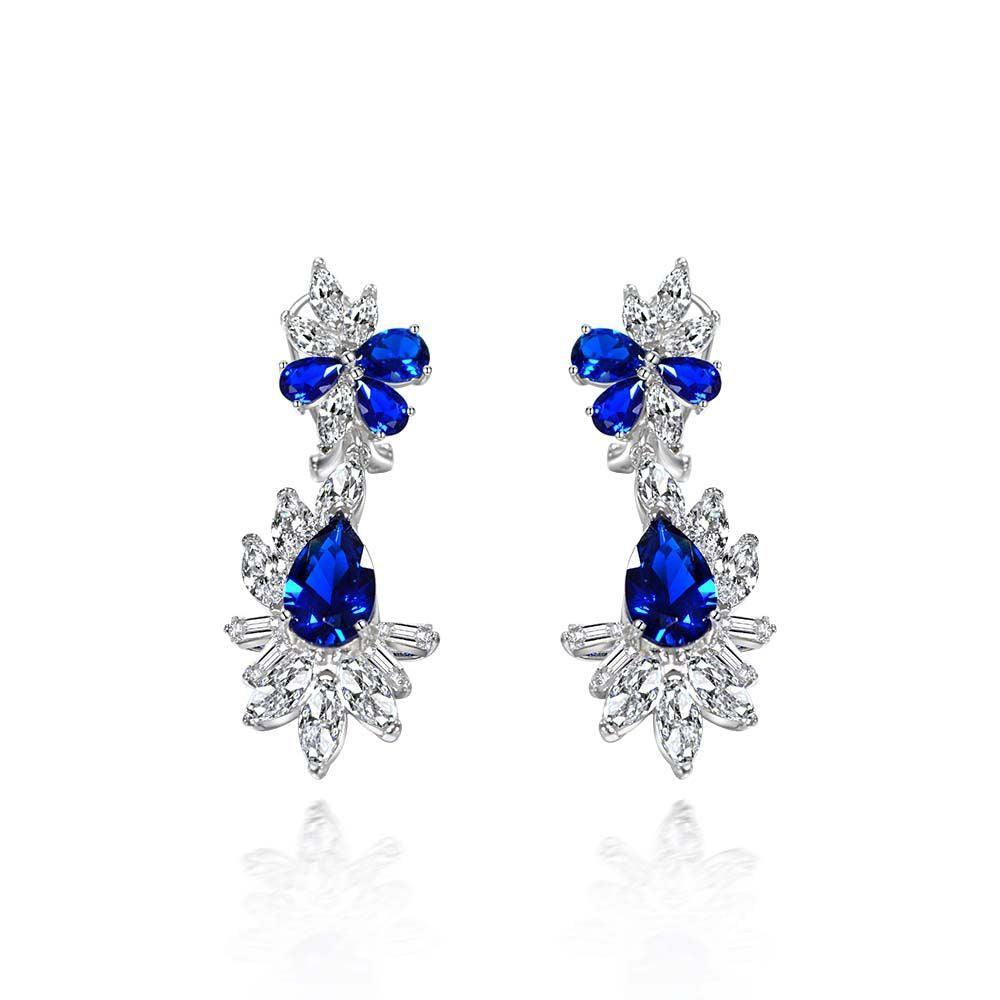 أقراط ألماس فاخرة من الياقوتEarringsمجوهرات ميون