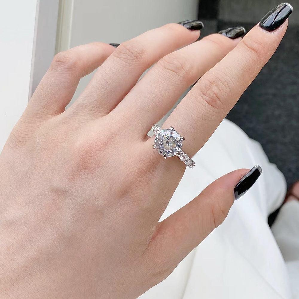 خاتم الماسي السداسيRingsمجوهرات ميون