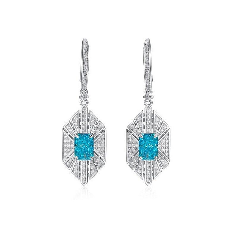 أقراط اوراق الشجر 4.2ct عالية الكربون فاخرةEarringsمجوهرات ميون