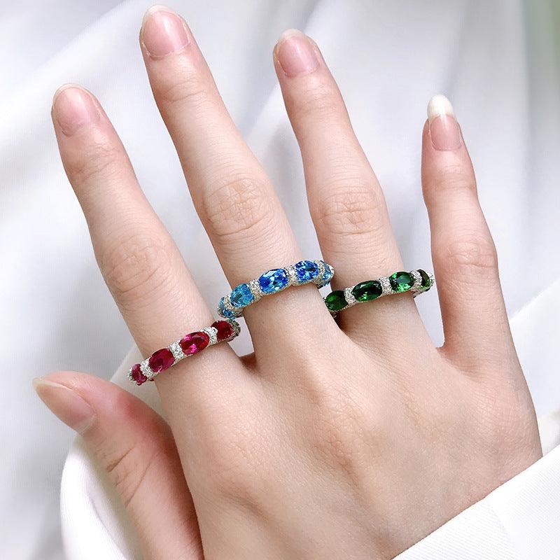 خاتم الزبرجد الماسيRingsمجوهرات ميون