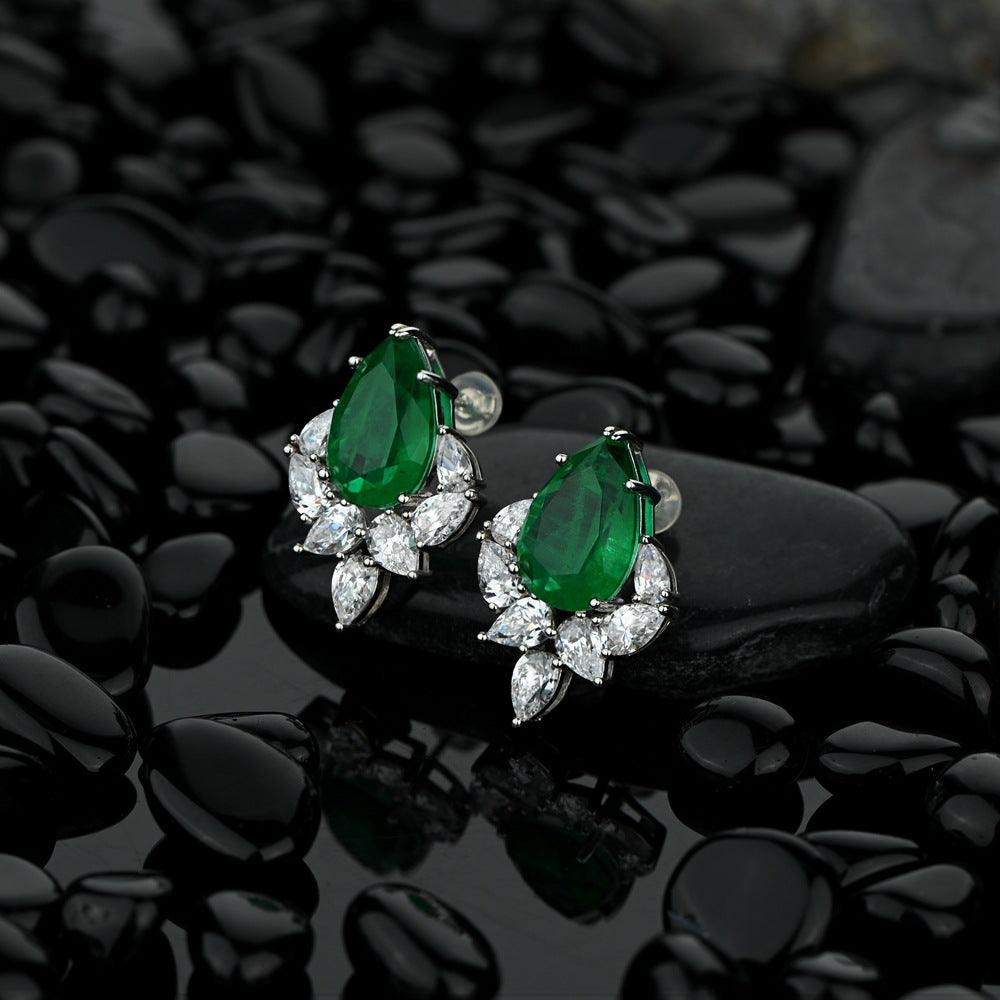 قرط الزمردEarringsمجوهرات ميون