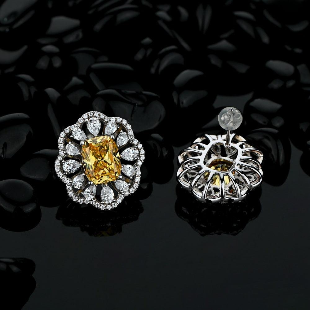 قرط دوار الشمس متعدد ألوانEarringsمجوهرات ميون