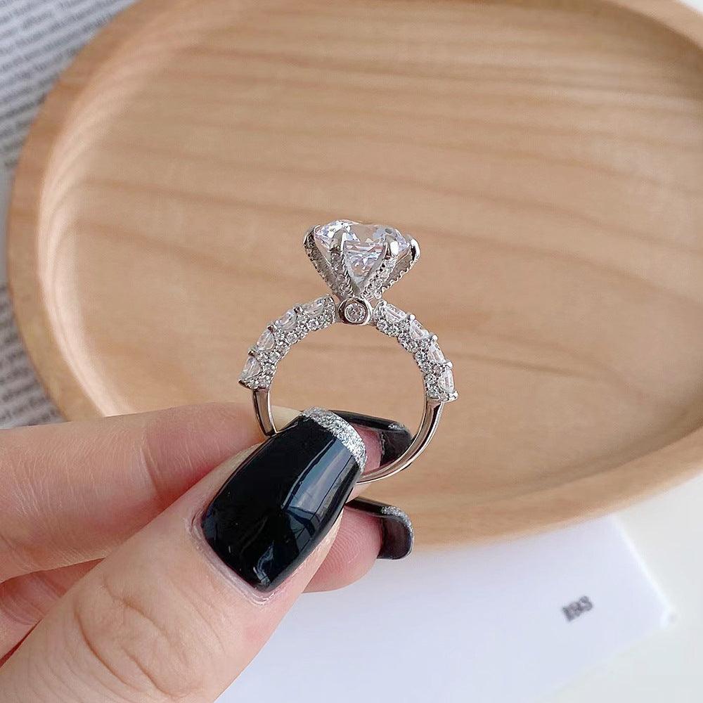 خاتم الماسي السداسيRingsمجوهرات ميون