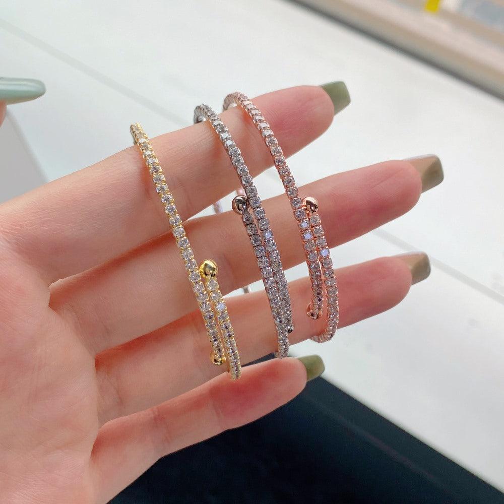 سوارالماسي فاخرة نمط اليابان وكوريا الجنوبيةBraceletsمجوهرات ميون