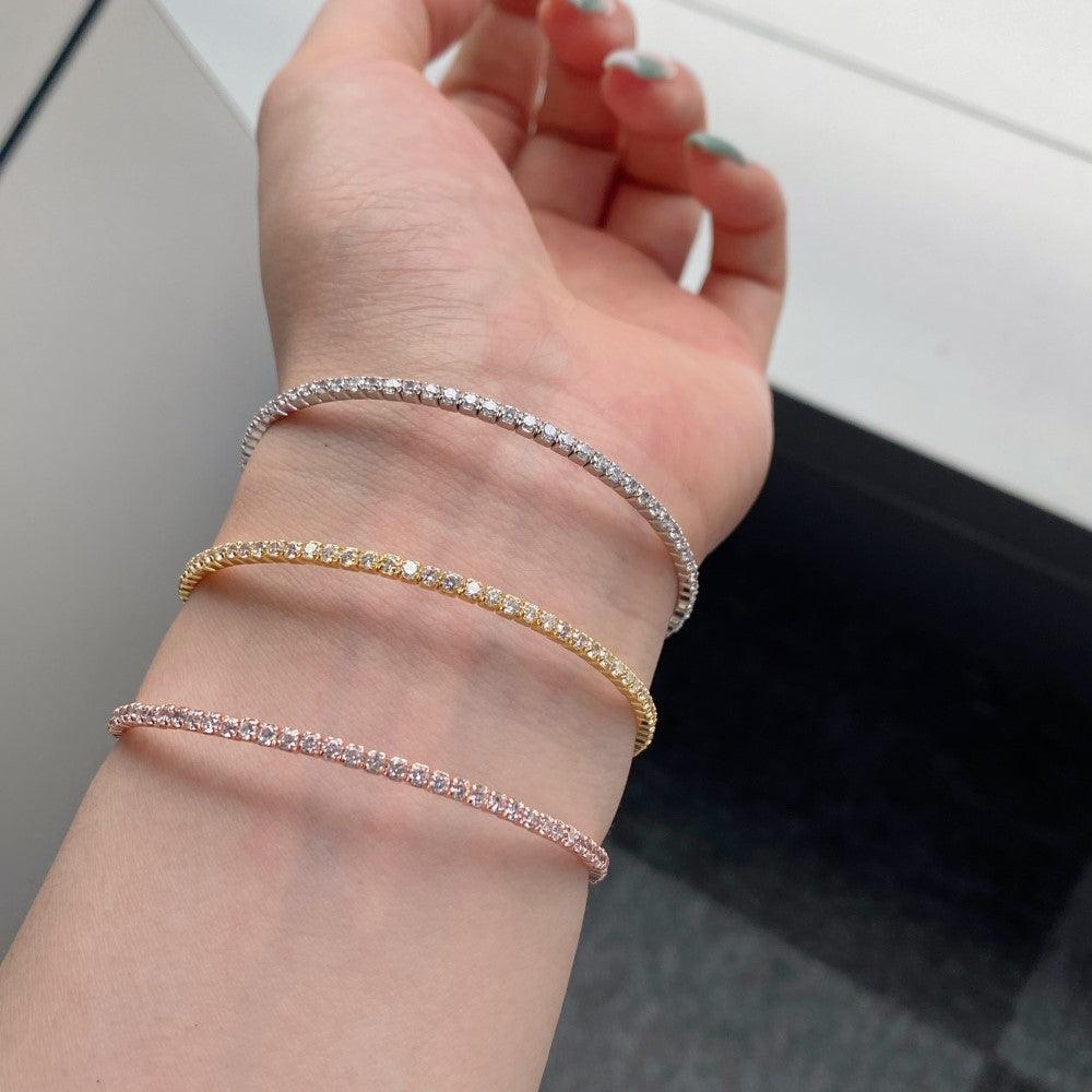 سوارالماسي فاخرة نمط اليابان وكوريا الجنوبيةBraceletsمجوهرات ميون