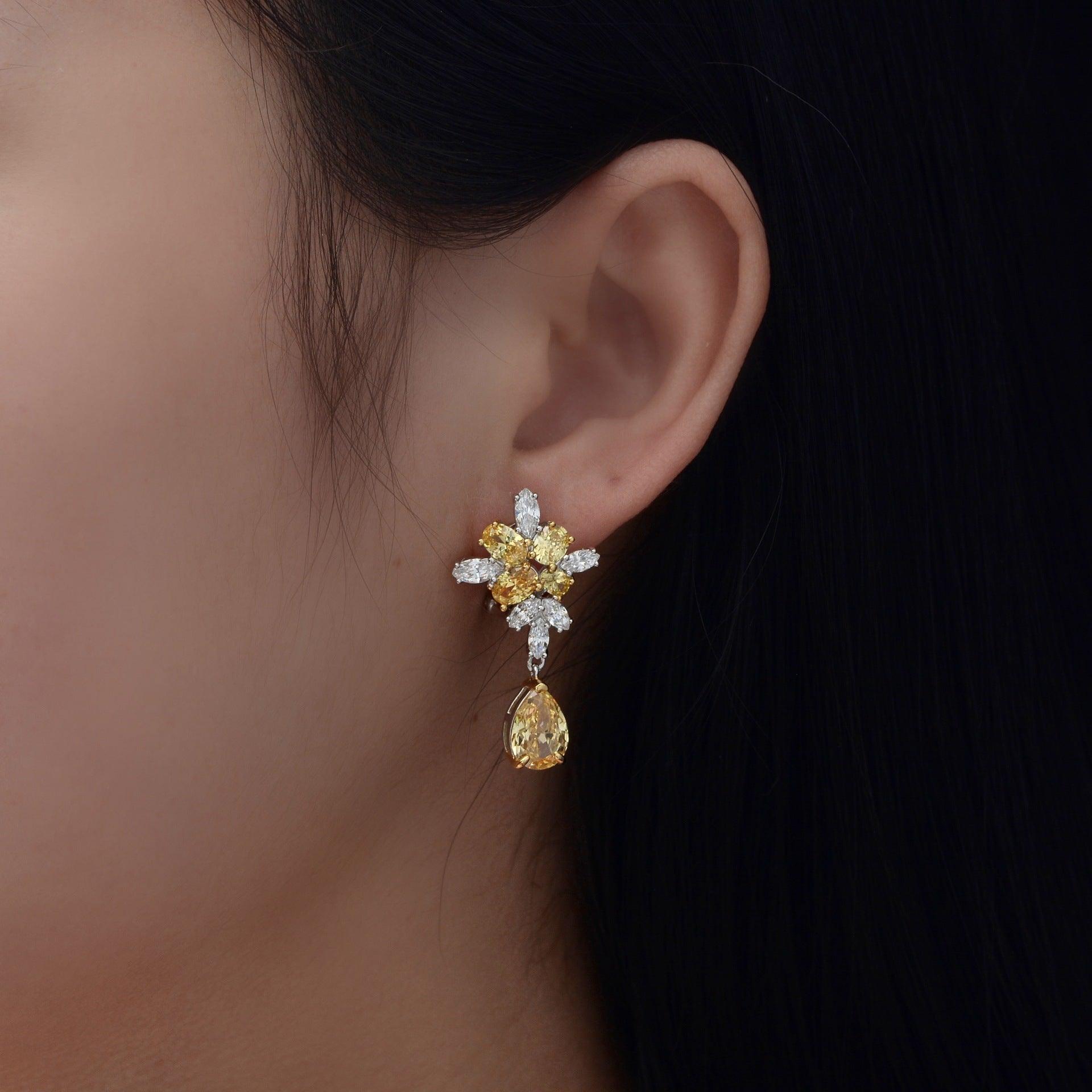 قرط قطرة الماءEarringsمجوهرات ميون