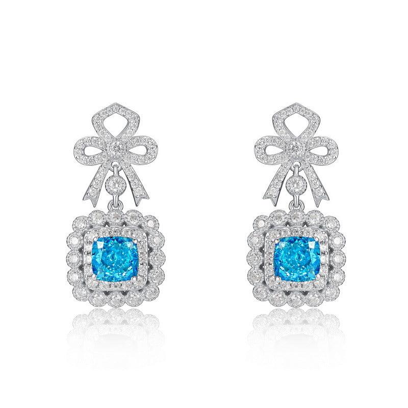 أقراط فيونكة من الماس الفاخرEarringsمجوهرات ميون