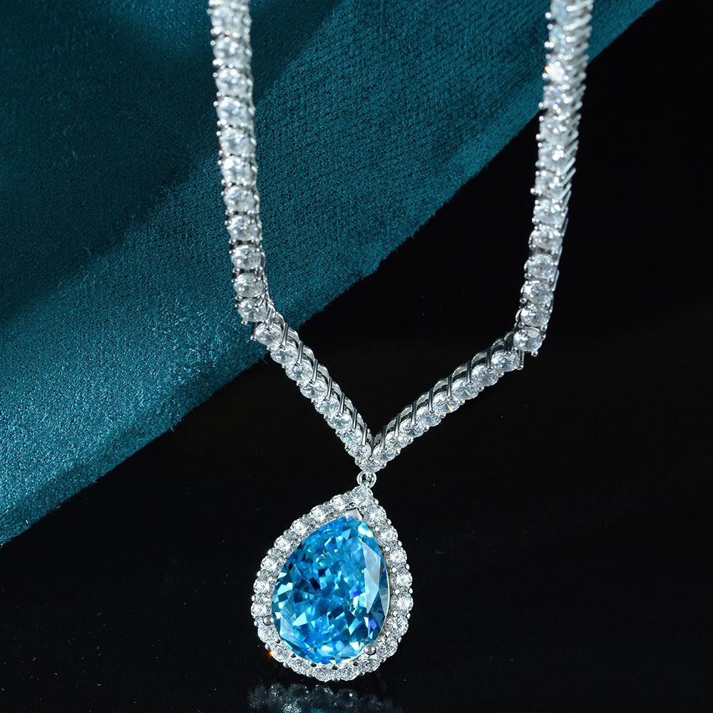 قلادة قطرة الماء الفاخرةNecklacesمجوهرات ميون