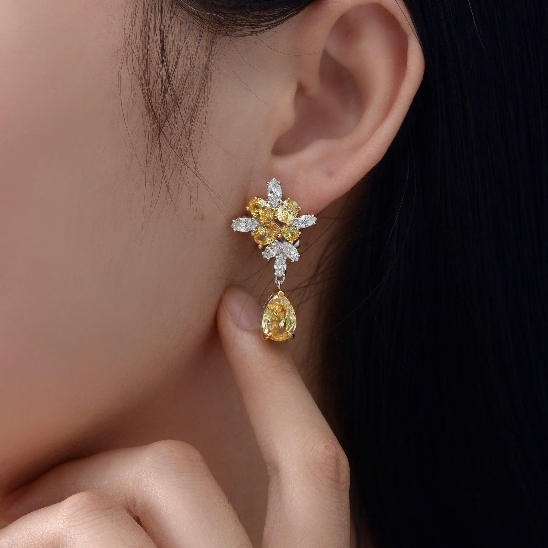 قرط قطرة الماءEarringsمجوهرات ميون