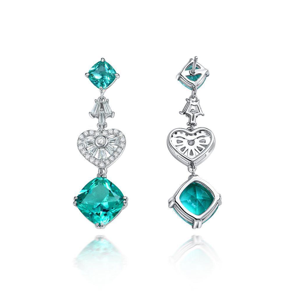 أقراط بارايبا خضراءEarringsمجوهرات ميون