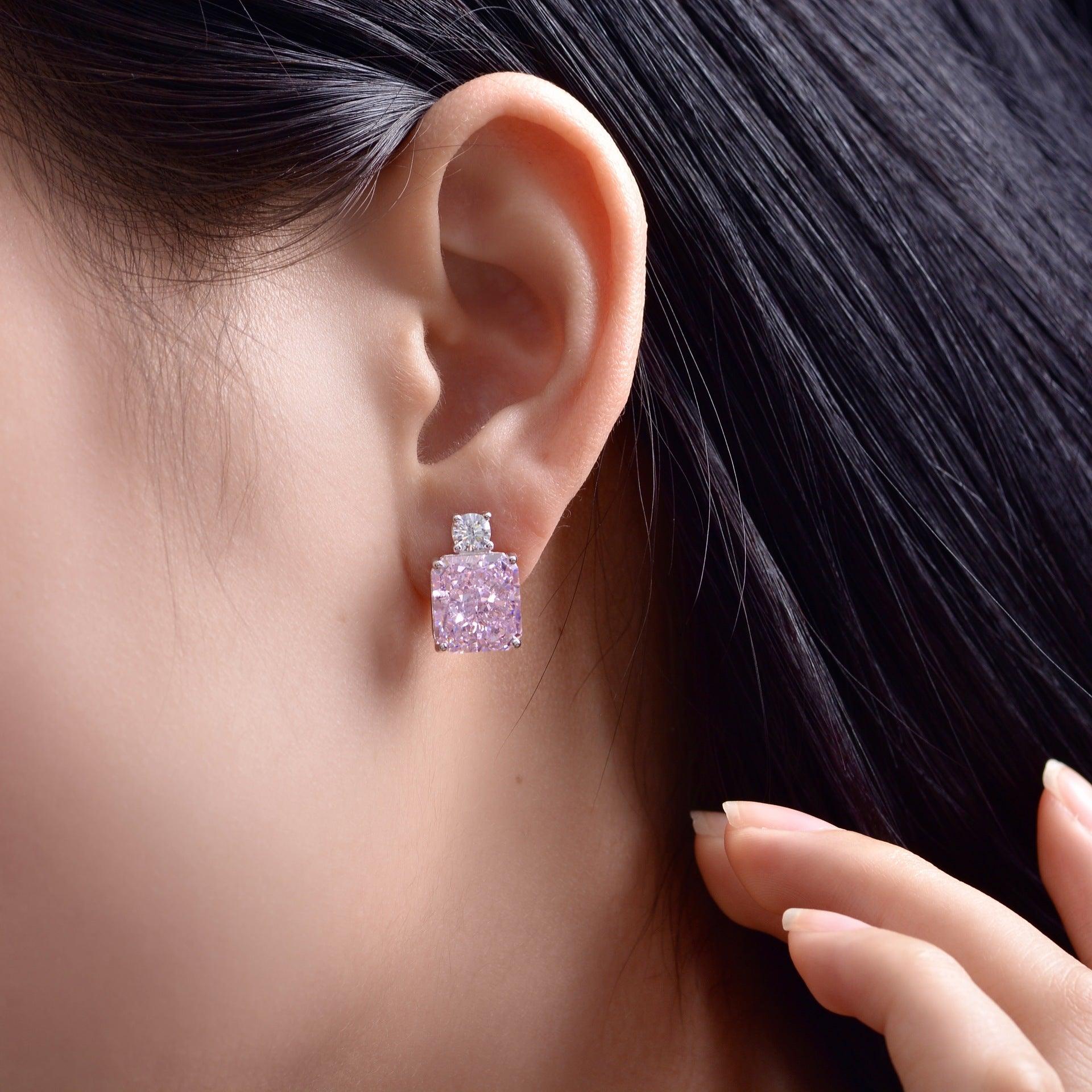 أقراط زجاجة العطر بألوان الربيعEarringsمجوهرات ميون