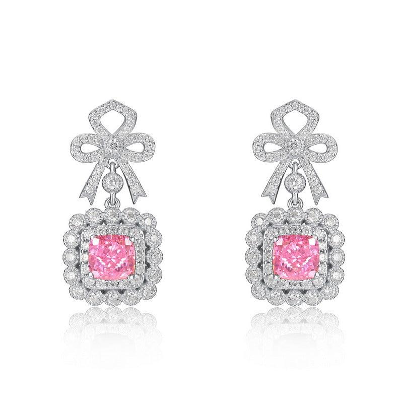 أقراط فيونكة من الماس الفاخرEarringsمجوهرات ميون