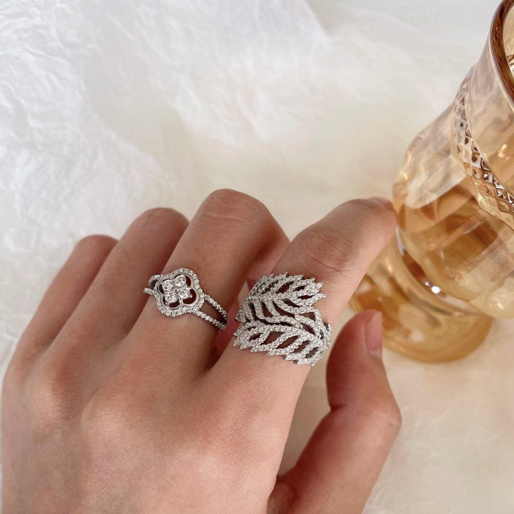 خاتم الغصن الماسيRingsمجوهرات ميون