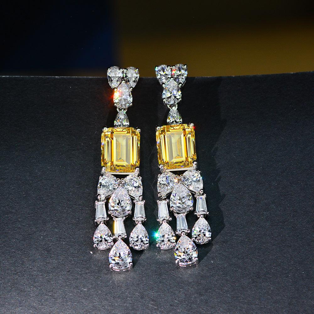 أقراط فضية أنيقة ريتروEarringsمجوهرات ميون