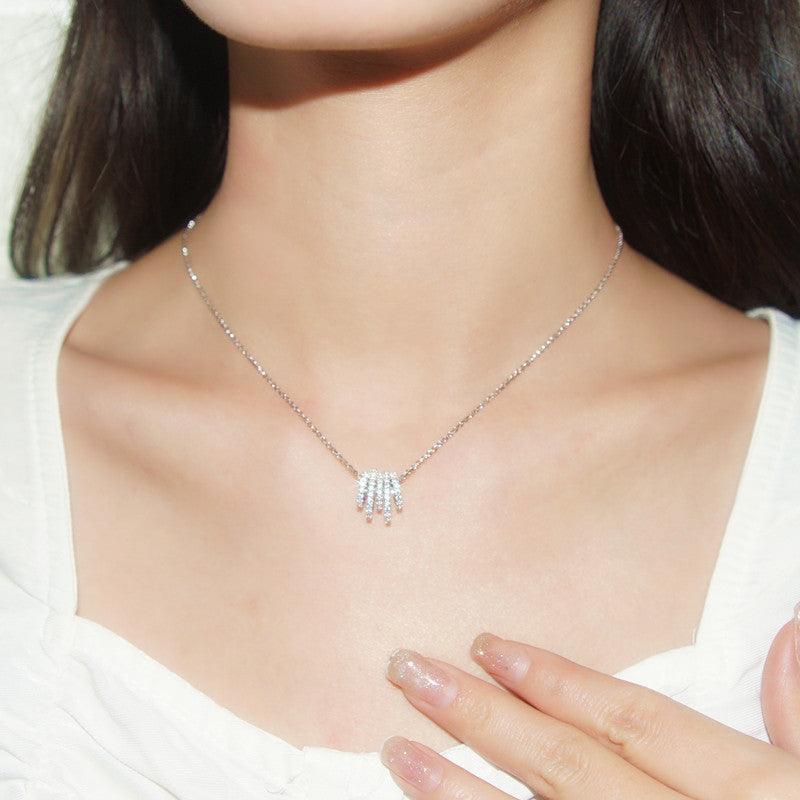 سلسلة عظمة الترقوة مجوهراتNecklaceمجوهرات ميون