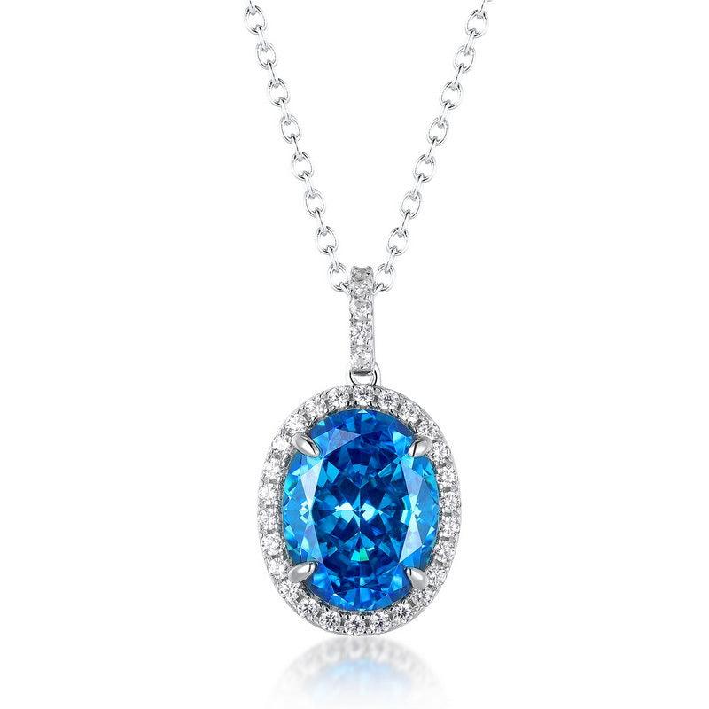 قلادة ألماس كربوني عالي شكل بيضاويNecklacesمجوهرات ميون