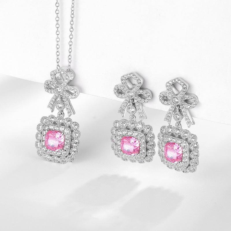 أقراط فيونكة من الماس الفاخرEarringsمجوهرات ميون