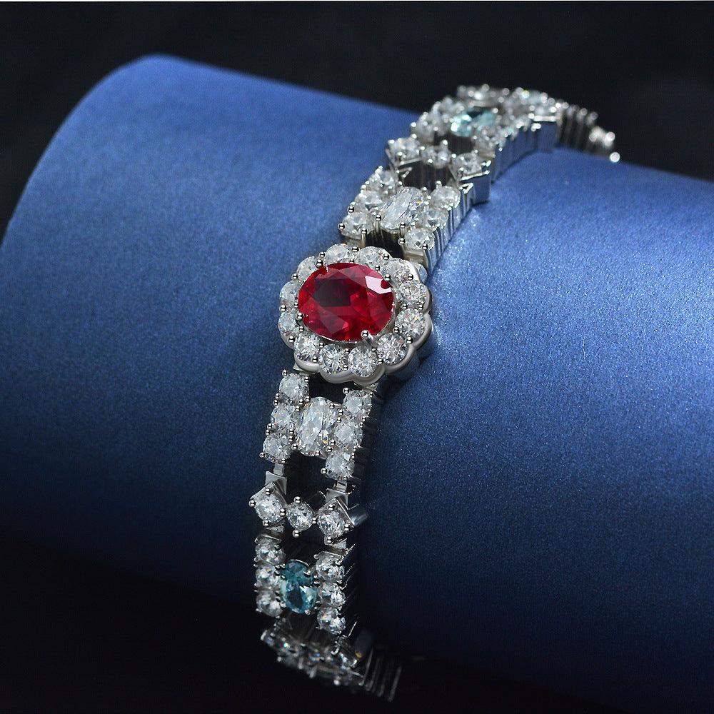 سوارة الياقوت الاحمر الماسيةBraceletsمجوهرات ميون