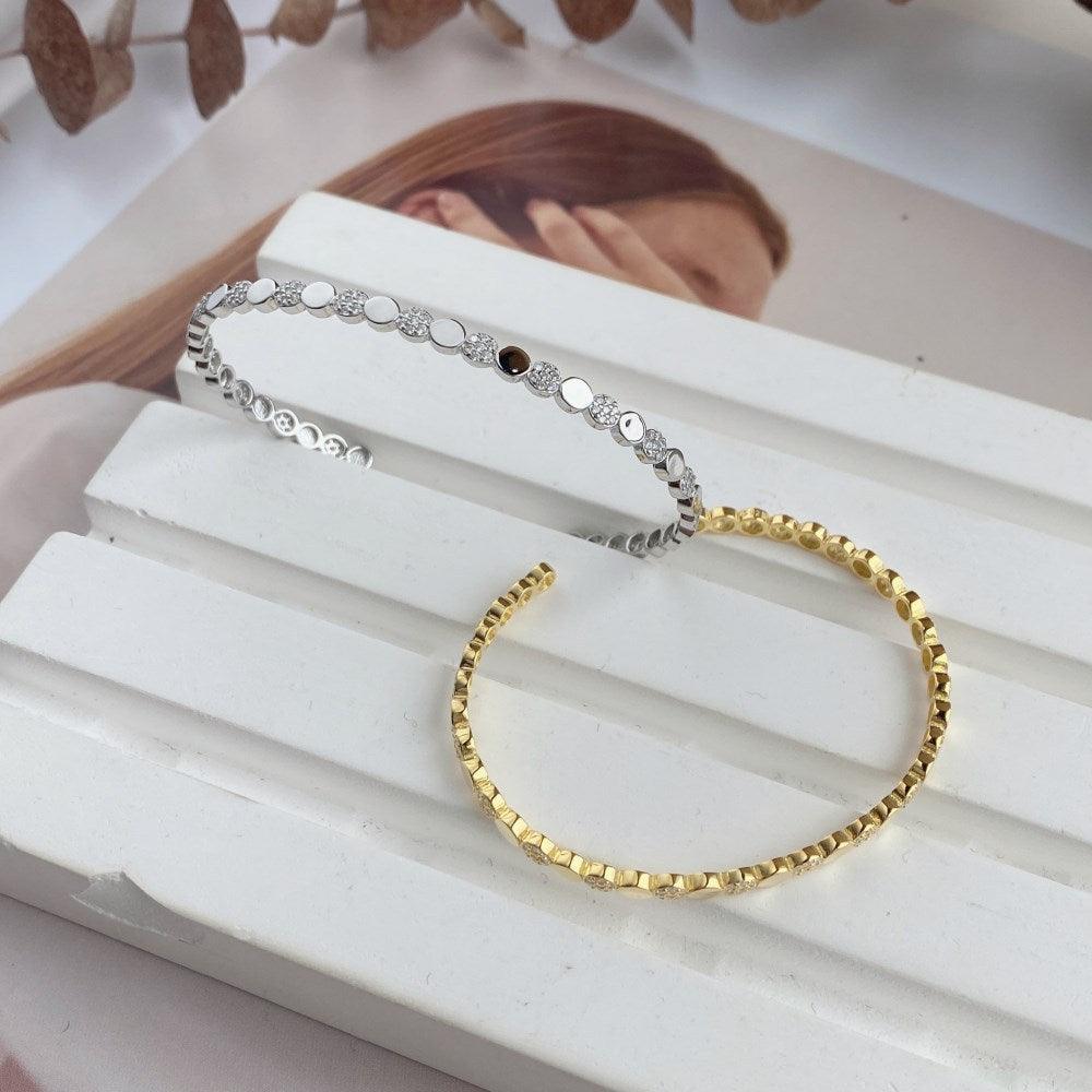 سوار قرص العسل مع الماسBraceletsمجوهرات ميون