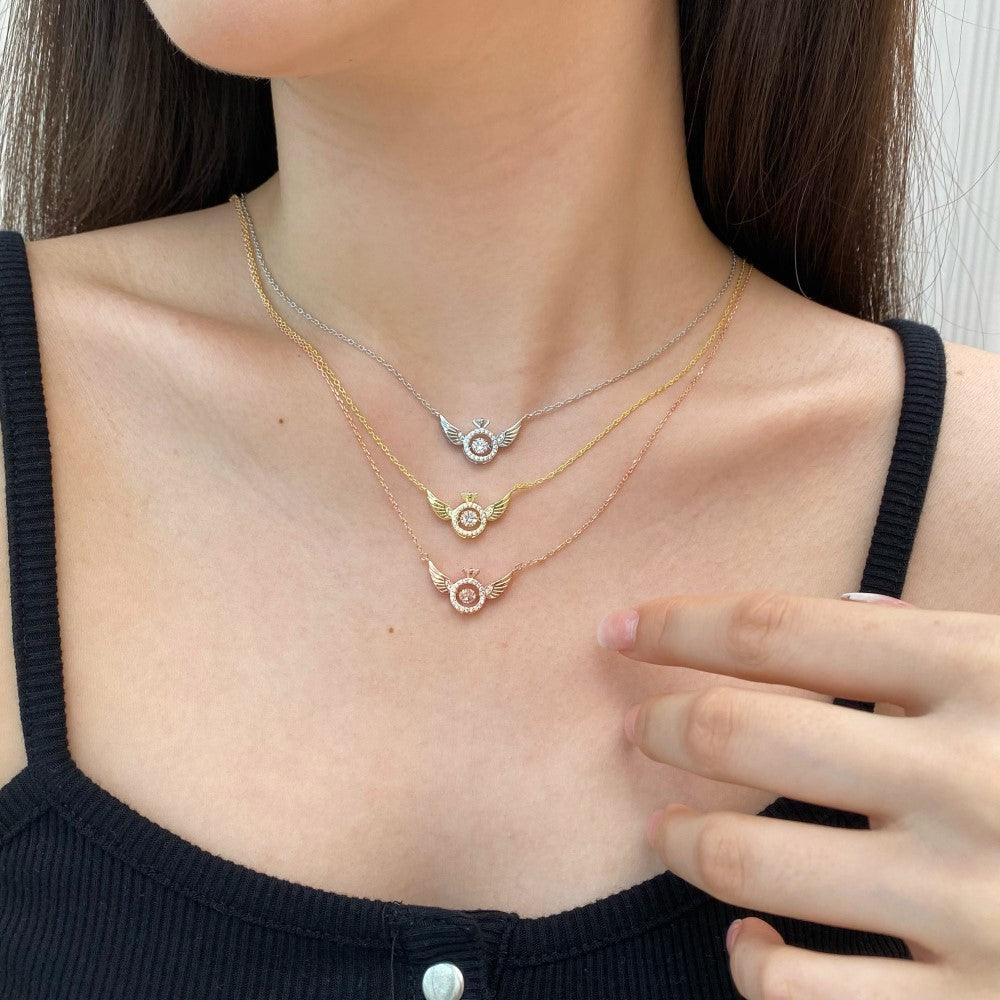 سلسلة الترقوة من الفضة الأسترلينيNecklacesمجوهرات ميون