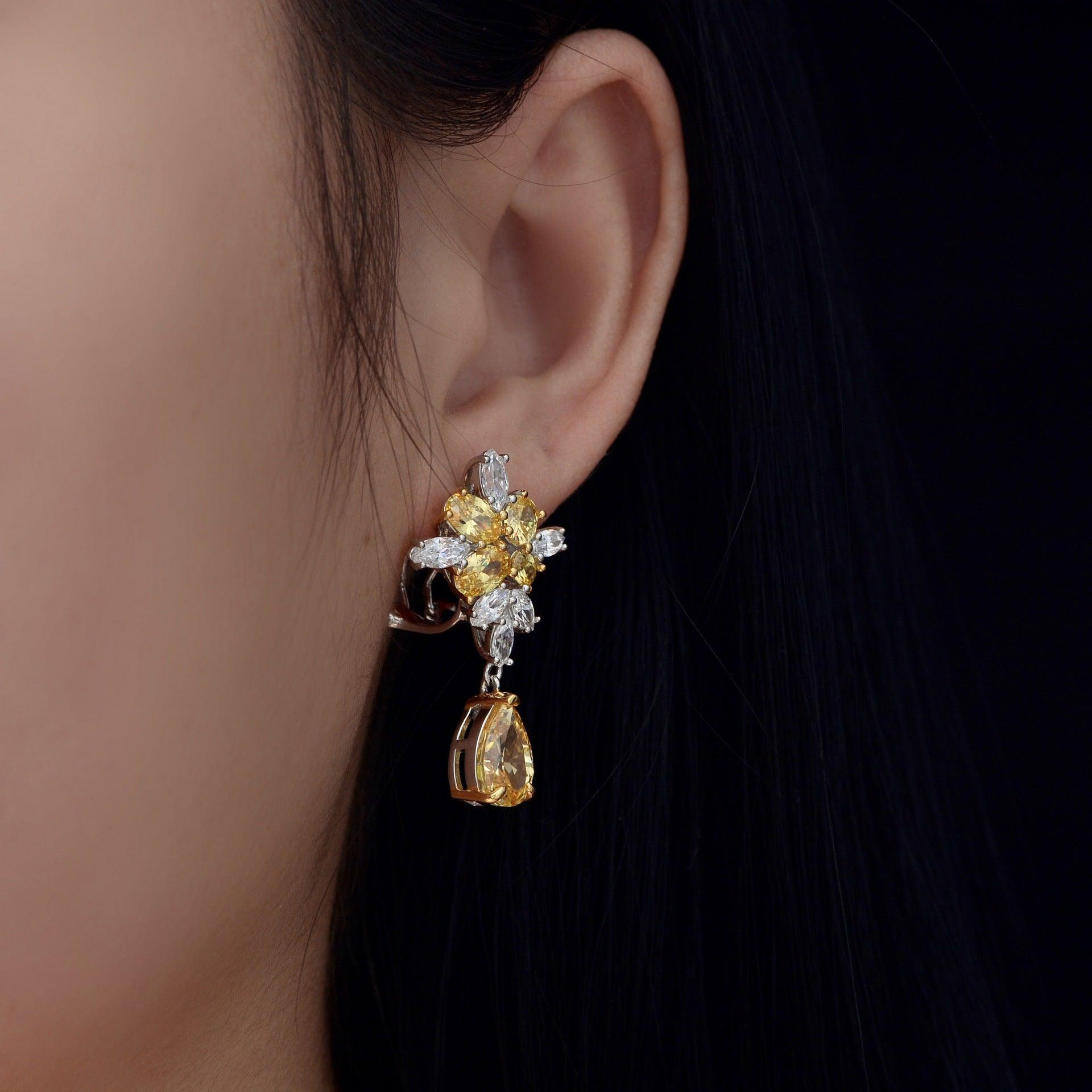 قرط قطرة الماءEarringsمجوهرات ميون